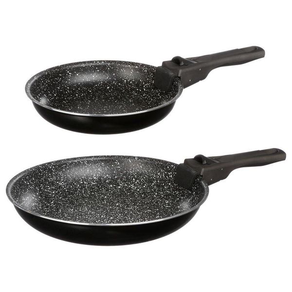 Due Teglie In Alluminio Con Superficie Antiaderente In Pietra, 20 Cm, 26 Cm-image