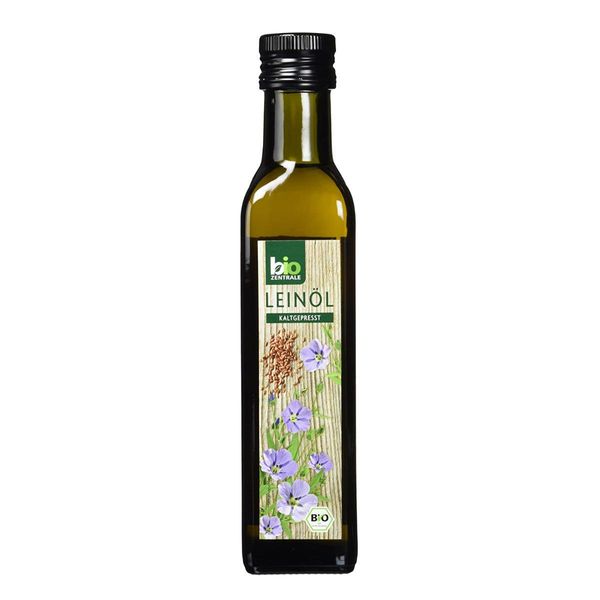Olio Di Lino Centrale Biologico Spremuto A Freddo Da Agricoltura Biologica 250Ml-image