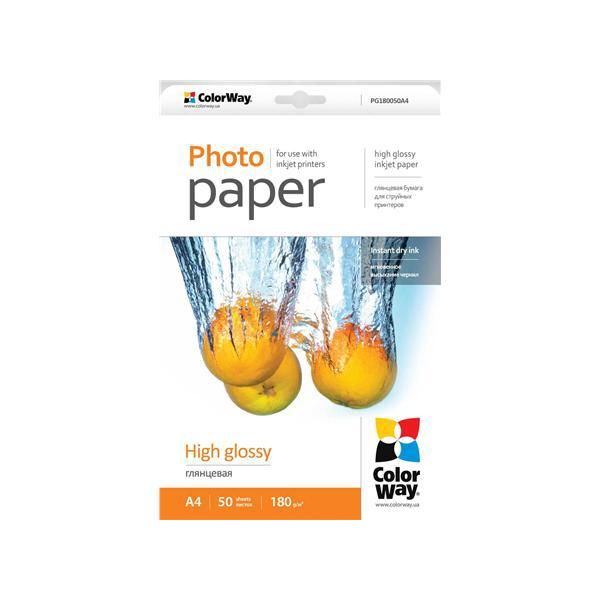 Colorway | 180 G/M² | A4 | Carta Fotografica Lucida-image