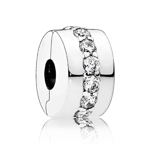 Pandora Moments Charm Clip Fila Scintillante Trasparente 791972CZ-image