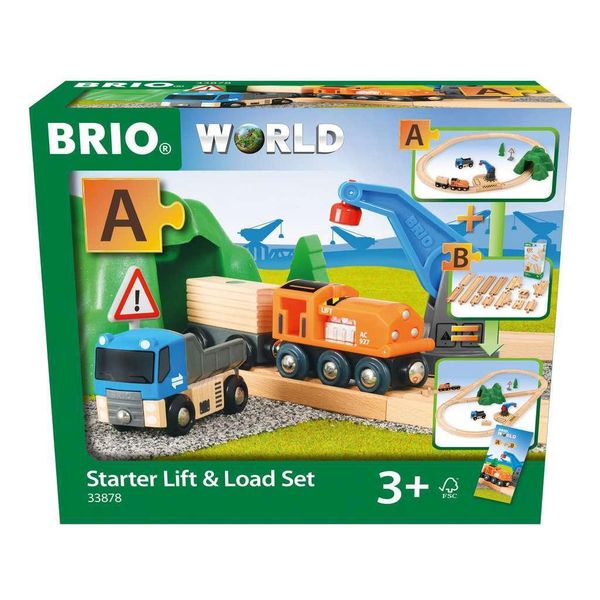 Brio® 33878 Brio® GüTerzug Mit Kran Starter-Set Spielzeugeisenbahnen-image