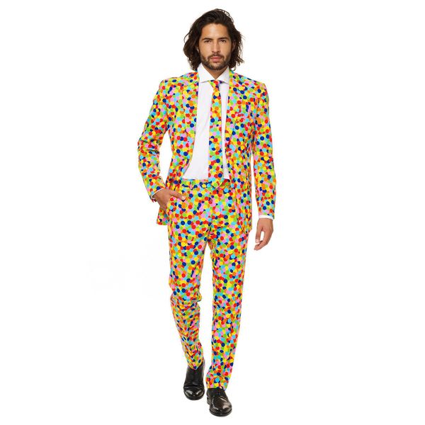 Confetteroni Abito Costume Di Carnevale Uomo Carnevale Taglia: 54-image
