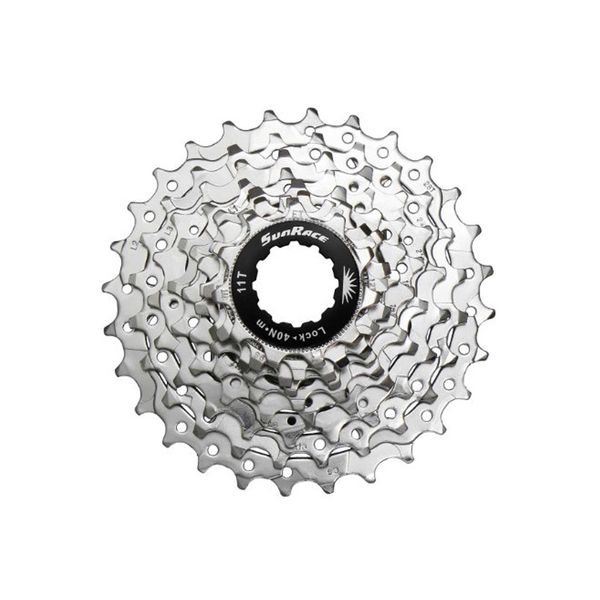 Sunrace CSR91 Cassetta 9 Velocità Nichel Argento 11-28T Compatibile Shimano Bicicletta-image