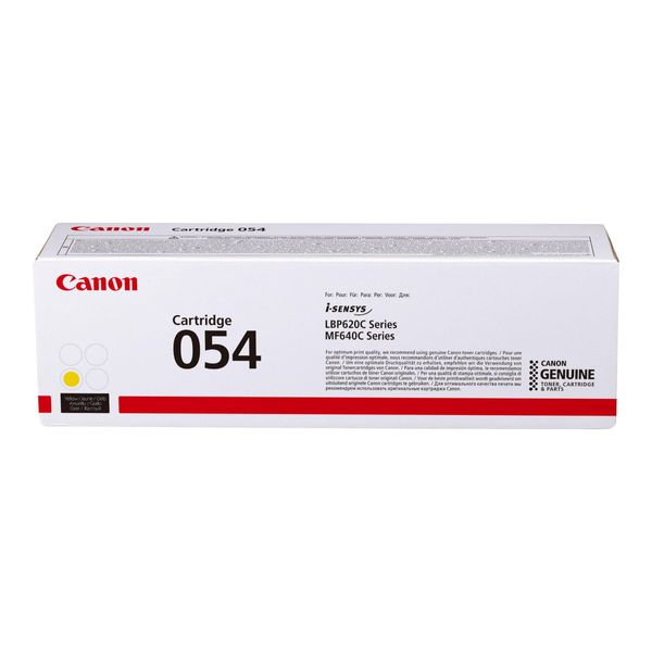 Canon Toner CRG-054 žLutá Pro I-Sensys Lbp621Cw, Lbp623Cdw, Mf641Cw, Mf643Cdw (1 200 Str.)-image