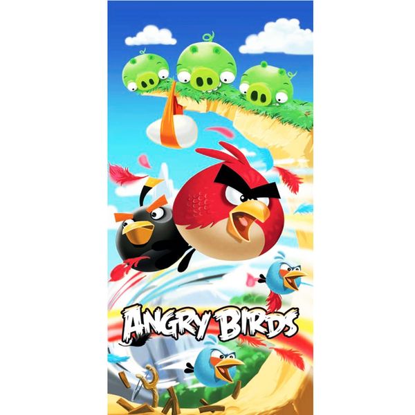 Angry Birds Badetuch Cliffhanger 75X150 Cm-image