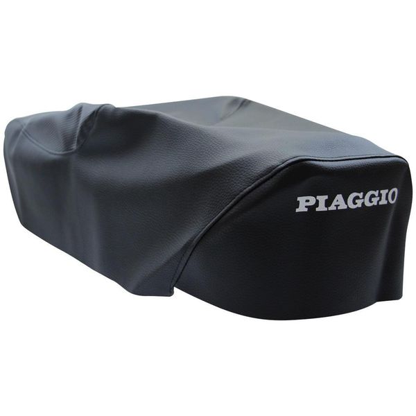 Piaggio Sfera Coprisedile Coprisedile Panca Nsl 50 80 Nero Carbonio Anno 1991-1994-image