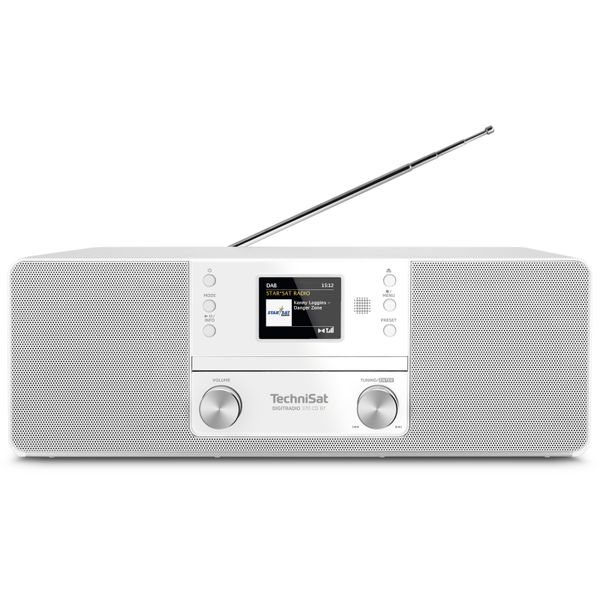Technisat Digitradio 370 Cd Bt - Audiosystem - 2 X 5 Watt - Weiß-image
