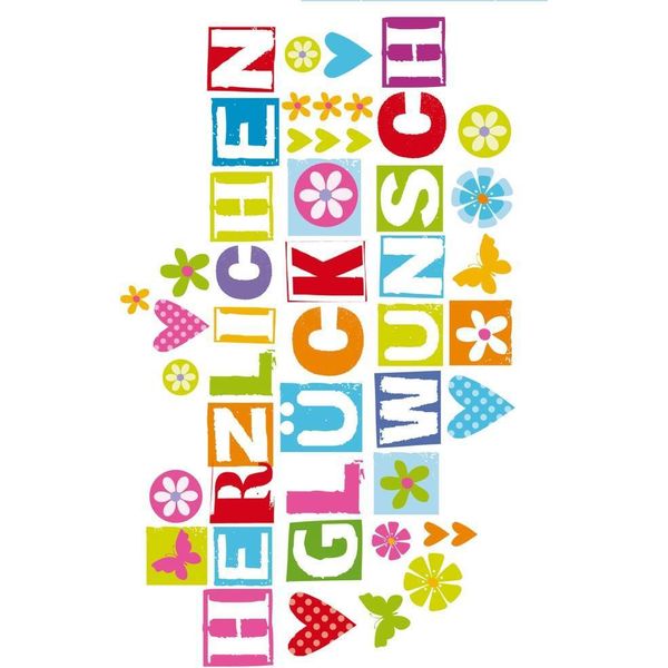 Artebene Card Foil-Congratulazioni-Typo-Multic.-image