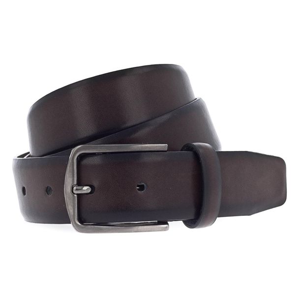Vanzetti Pelle Cintura Classics 35Mm Cambered Belt W80 Dark Brown Marrone-image