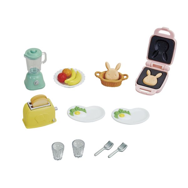 Sylvanian Families FrüHstüCks-Set Mit Toaster, Spielset, ZubehöR, Spielzeug, Kinder, 5444-image