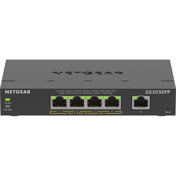 Netgear GS305EPP-100PES Switch Netgear 5X Ge GS305EPP-100PES-image