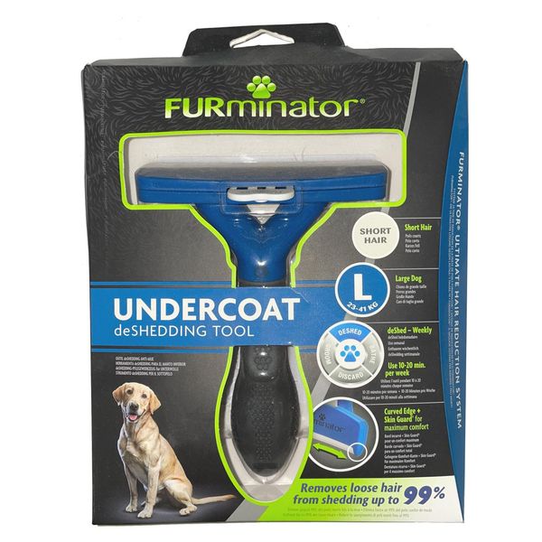 Furminator Per Cani Di Taglia Grande A Pelo Corto, Strumento Per La Toelettatura Deshedding-image