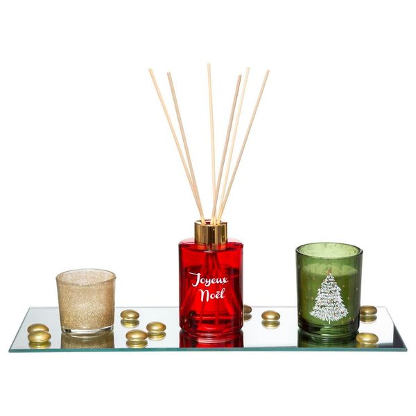 Set Di Fragranze Per La Casa, 2 Candele E Diffusore-image