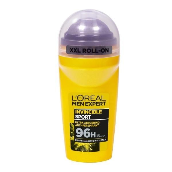 Loreal Uomo Expert Hydra Deodorante Roll-On Invisible Sport 96H 50Ml-image