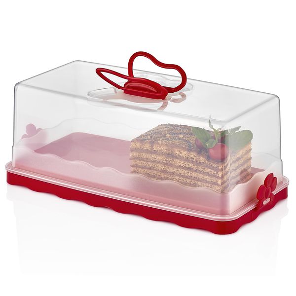 Herzberg HG-L575: Cupola Per Torta A Bastoni Rossa-image