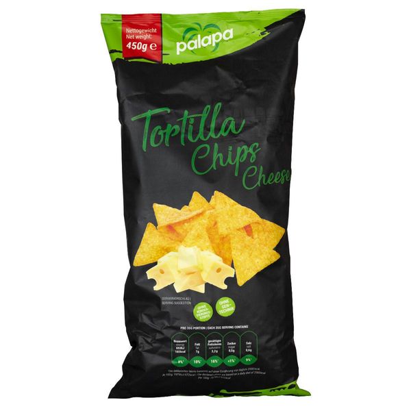 Palapa Cheese Chips Croccante Snack Di Mais Al Gusto Di Formaggio 450G-image
