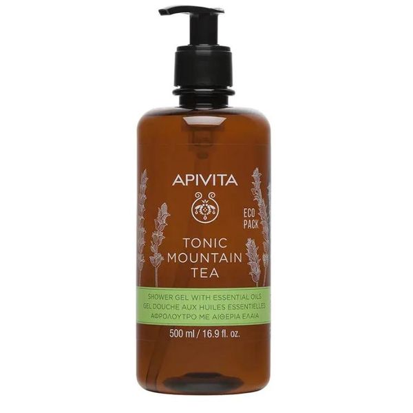 Apivita Tonic Mountain Tea, Gel Doccia Con Oli Essenziali, 250 Ml-image