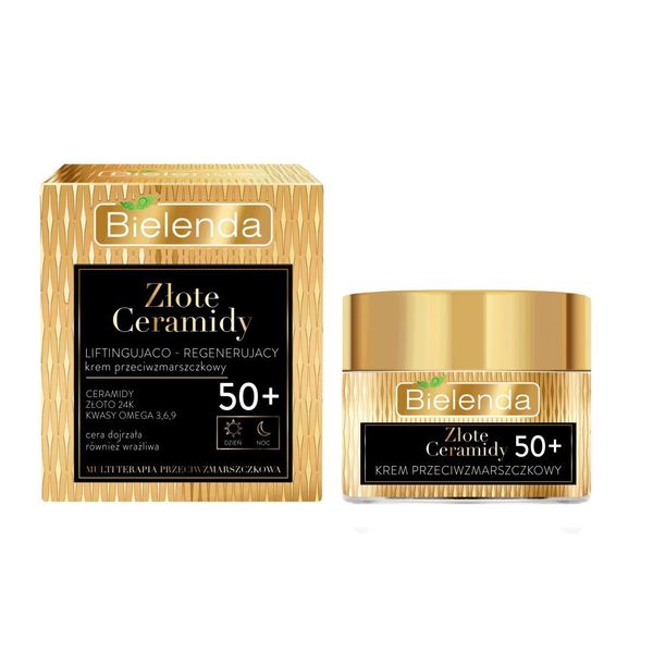 Bielenda Golden Ceramides Crema Antirughe Lifting E Rigenerante 50+ Per Il Giorno E La Notte 50Ml-image