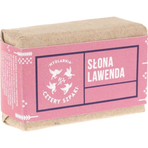 Mydlarnia Cztery Szpaki Sapone Naturale Alla Lavanda Salata, 110G-image