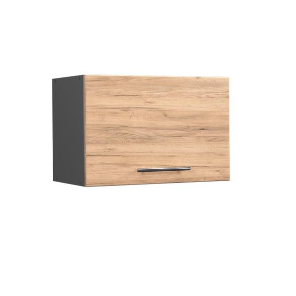 Vicco Pensile Da Cucina Fame-Line, 60 Cm Piatto, Quercia Dorata/Antracite-image
