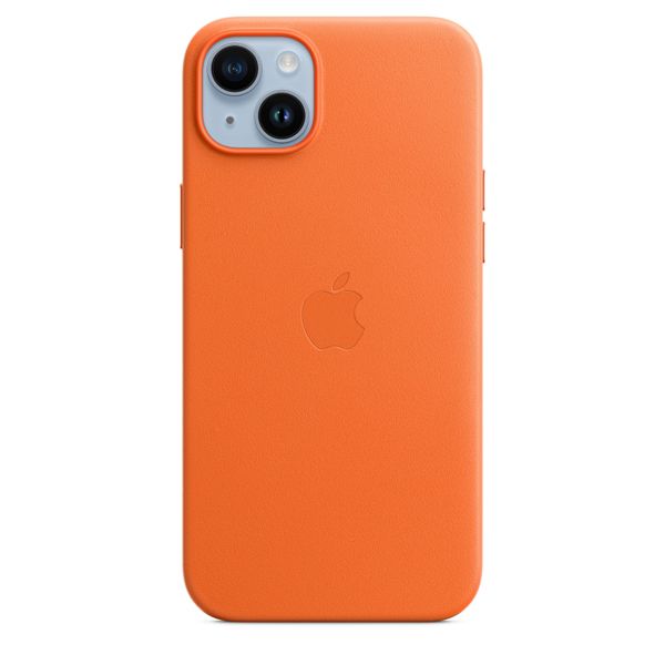 Etui Apple Mppf3Zm/A Iphone 14 Plus / 15Plus 6.7 PomarańCzowy/Arancione Custodia In Pelle Magsafe-image