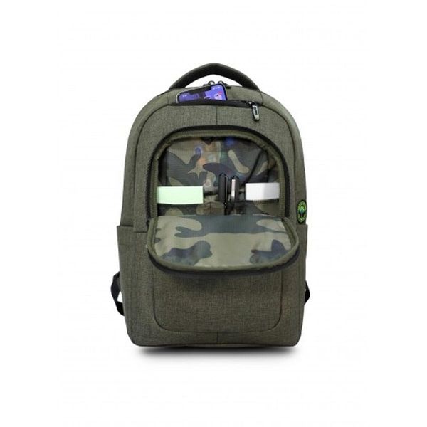 Urban Factory ECB34UF Borsa Per Laptop 35,8 Cm (14,1") Zaino Khaki"-image