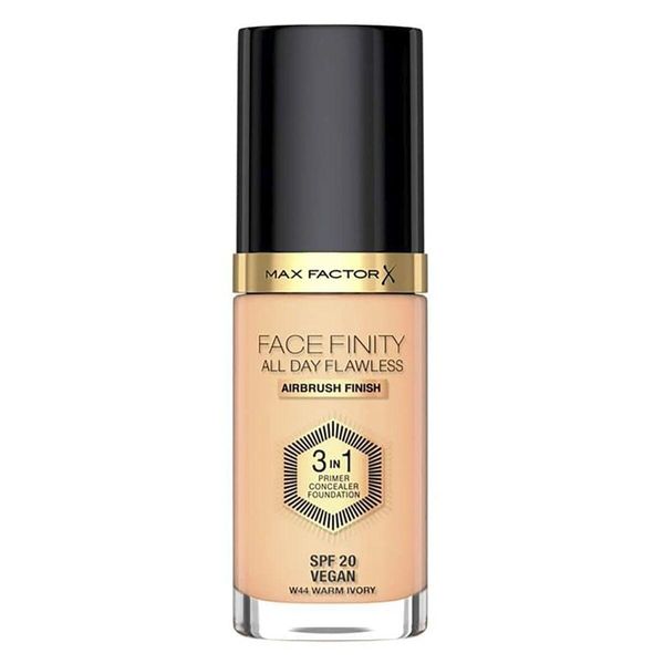 Max Factor Facefinity 3In1 Primer, Correttore E Fondotinta 44-Avorio Caldo 30Ml-image