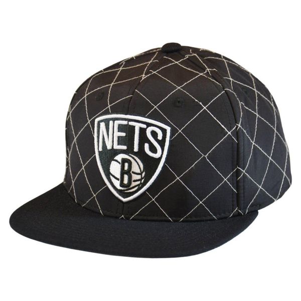Mitchell & Ness Cappelli Nba Quilted Taslan Brooklyn Nets, HHSS3170BNEYYPPPBLCK-image