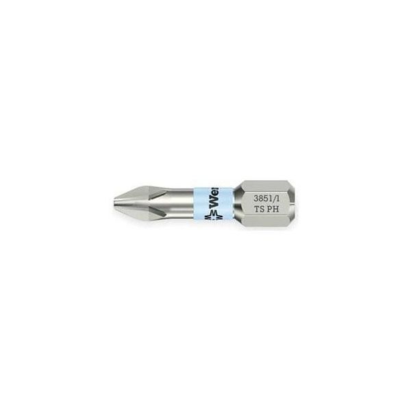 Bit PH2 - 25 Mm, Wera - Acciaio Inox - Confezione Da 1 Pz-image