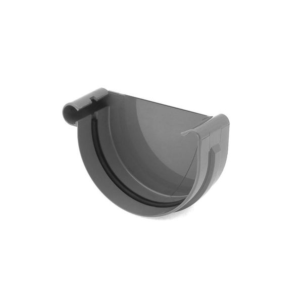 Bryza Grondaia Frontale Sinistra In Plastica Ø 150 Mm, Antracite Ral 7021-image