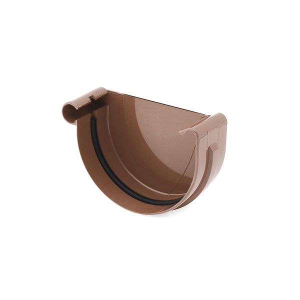 Bryza Grondaia Frontale Sinistra In Plastica Ø 75 Mm, Marrone Ral 8017-image