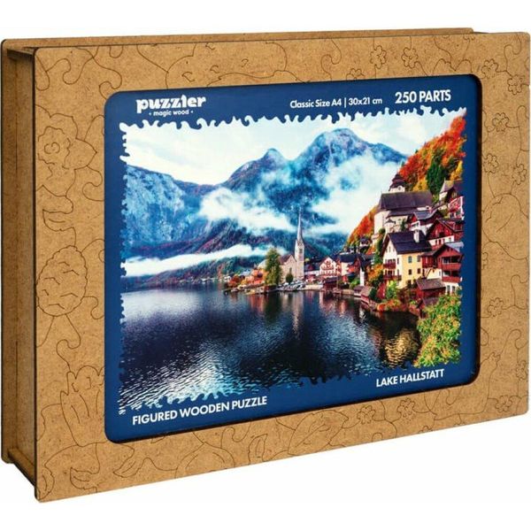 Puzzler Puzzle In Legno HalstäTter See, Austria 250 Pezzi-image