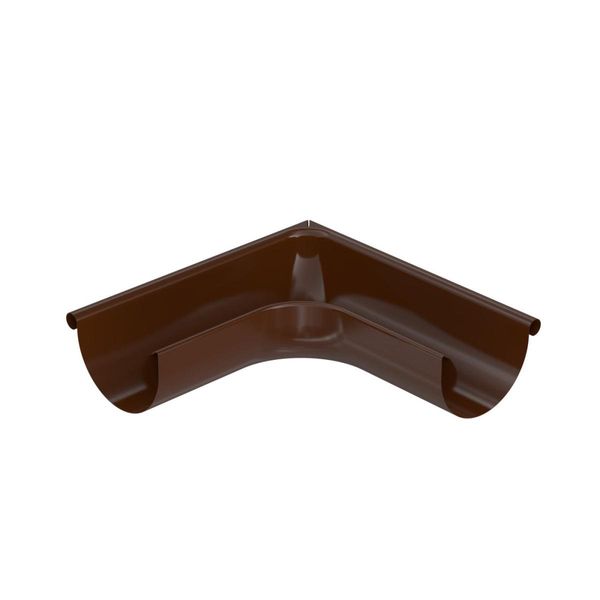 Bryza Grondaia Angolare Esterna Zincata Ø 150 Mm, Marrone Ral 8017-image