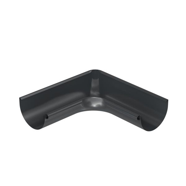 Bryza Grondaia Angolare Interna Zincata Ø 150 Mm, Antracite Ral 7021-image