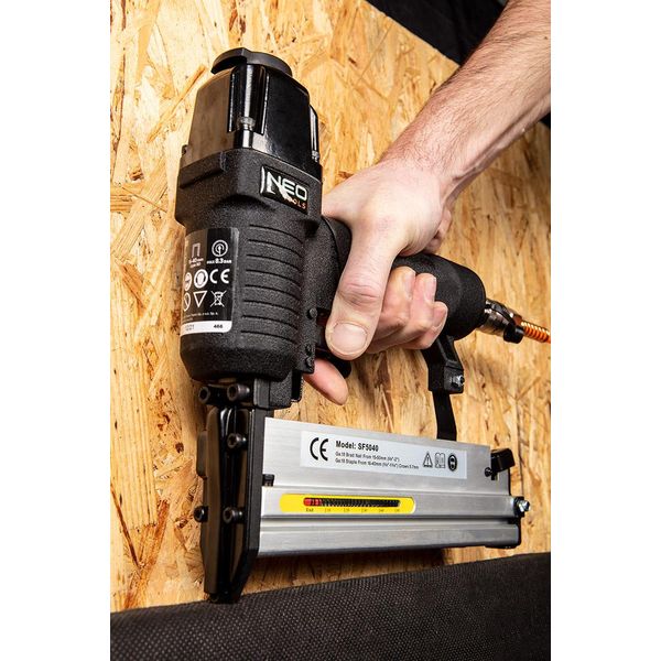 Neo Tools Graffe Zincate Per Cucitrici Pneumatiche (Per Neo Modello 14-572), GA21, Tipo 80 (380), Lunghezza 6-16 Mm, 4000 Pezzi, In Filo D'acciaio-image