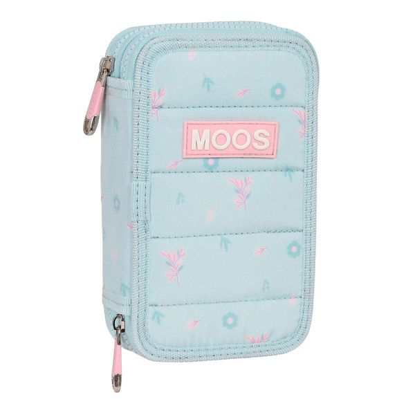 Borsa Doppia Piuma Moss Garden 12,5 X 19,5 X 4 Cm Turchese (28 Pezzi)-image