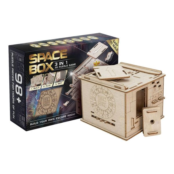 Escapewelt 3D Puzzle In Legno Puzzle Della Capsula Spaziale-image