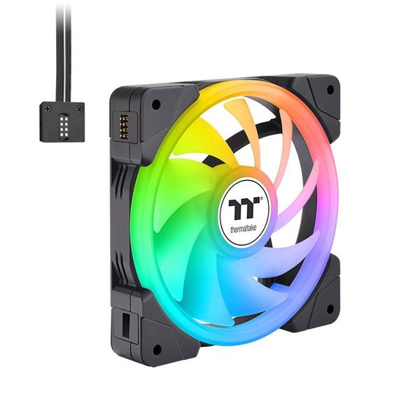 Thermaltake Swafan EX14 Argb - Edizione Premium - Ventola Per Case - 140 Mm - Nero (Confezione Da 3)-image