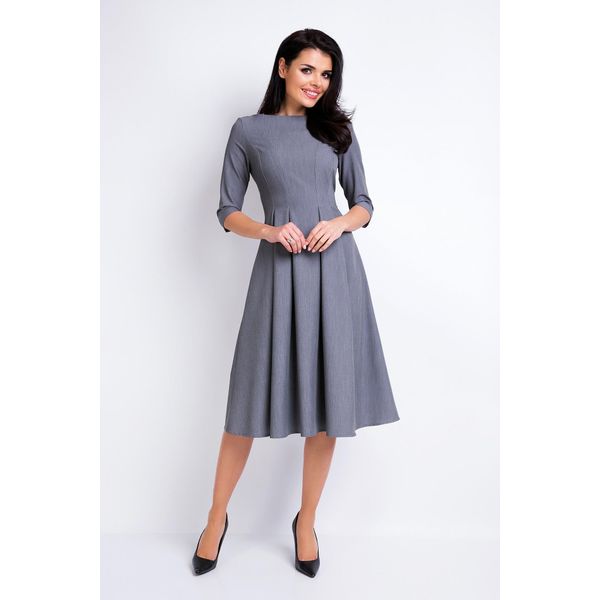 Awama Abito Da Cerimonia Donna Enylat A159 Grigio S-image