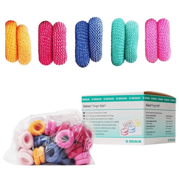 Bbraun Askina Finger Bob, Colorato | Confezione (50 Pezzi)-image