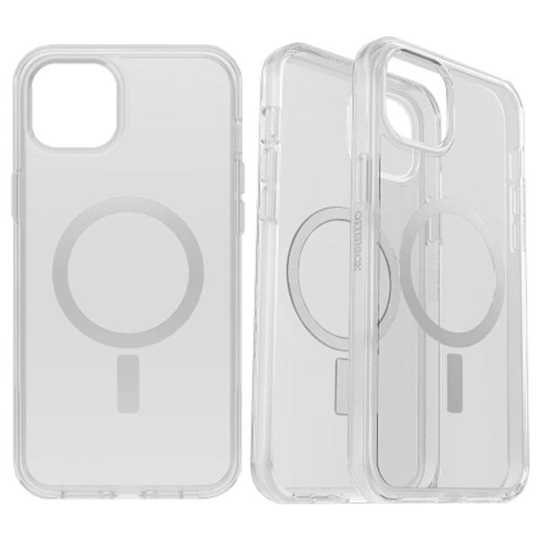 Otterbox Symmetry Clear Plus - Custodia Protettiva Per Iphone 15 Plus Compatibile Con Magsafe (Trasparente)-image