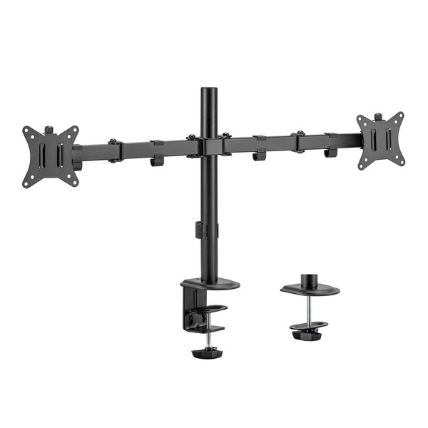 Supporto Da Tavolo Maclean Per 2 Monitor, Vesa 75X75 E 100X100, 17-32", 2X 9 Kg, MC-754N"-image