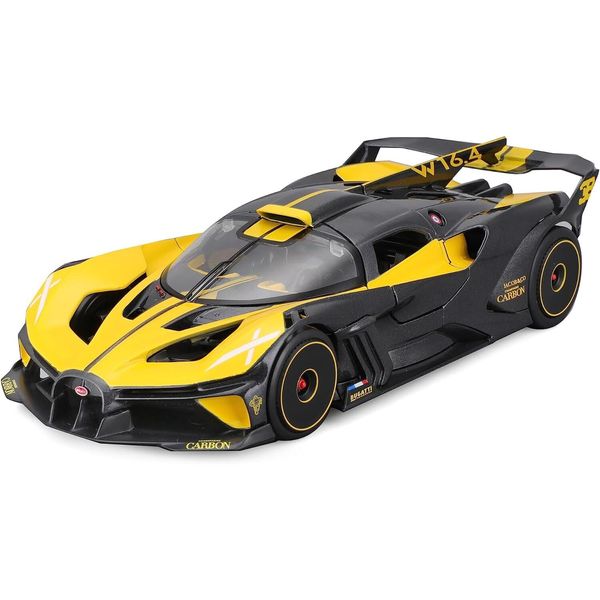 Maisto 32911 - Modellino Auto - Bugatti Bolide (Giallo, Scala 1:24) Modellino Auto Auto Giocattolo-image