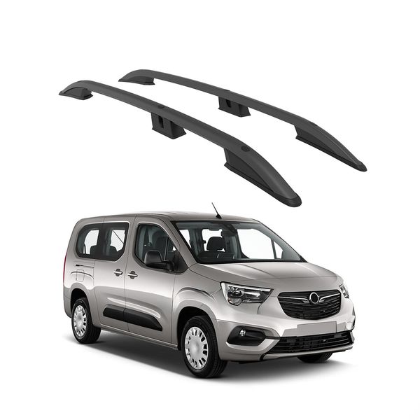 Tetto Turtle Roller Crown Opel Combo Life 2019 2020 2021 2022 2023 2024 (Lwb) , Nero-image