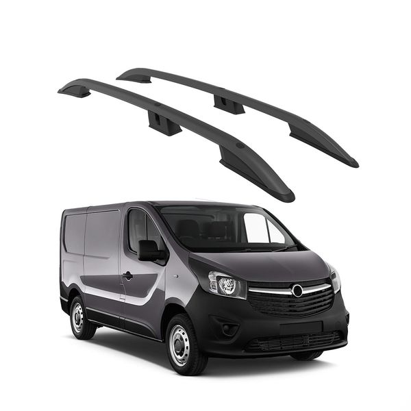 Tetto Turtle Roller Crown Opel Vivaro X82 2014 2015 2016 2017 2018 (Lwb) , Nero-image
