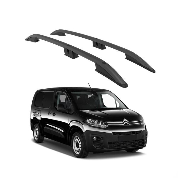 Tetto Turtle Roller Crown Citroen Berlingo All 2019 2020 2021 2022 2023 2024 (Lwb) , Nero-image