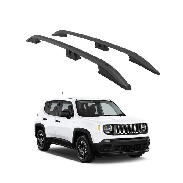 Tetto Turtle Roller Crown Jeep Renegade Bu 2015 2016 2017 2018 2019 2020 2021 2022 2023 2024 (Suv) , Nero-image