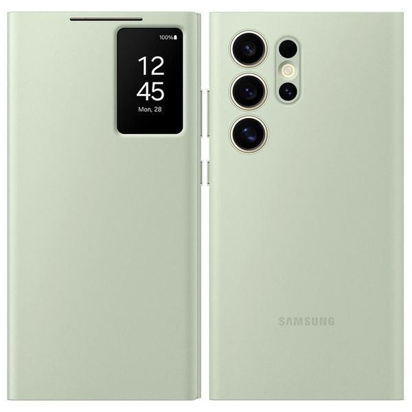 Custodia Samsung Ef-Zs928Cgegww S24 Ultras928 Jasnozielony/Verde Chiaro Custodia Portafoglio Smart View-image