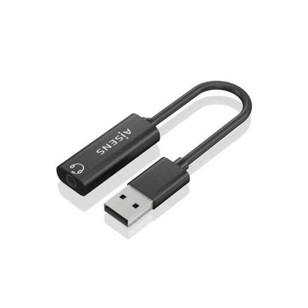 Scheda Audio Aisens A106-0770/ Usb Maschio - Jack 3,5 Femmina-image