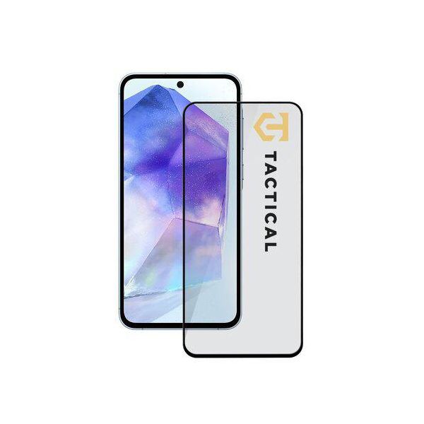Vetro Temperato Su Samsung Galaxy A55 5G A556 Tactical Shield 5D Full-Face Nero-image